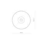 Lubinis šviestuvas CL IOS LED 20W,  ANGLE 36 8736
