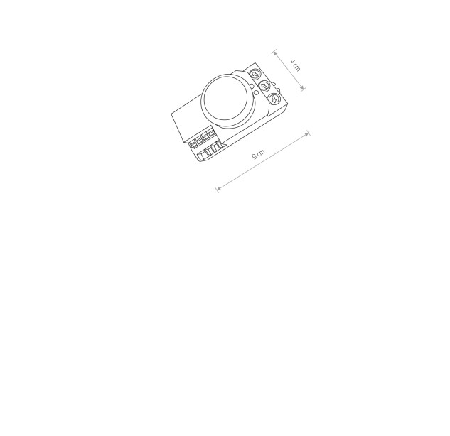 Šviestuvo priedas MICROWAVE SENSOR 8821 Šviestuvo priedas MICROWAVE SENSOR 8821
