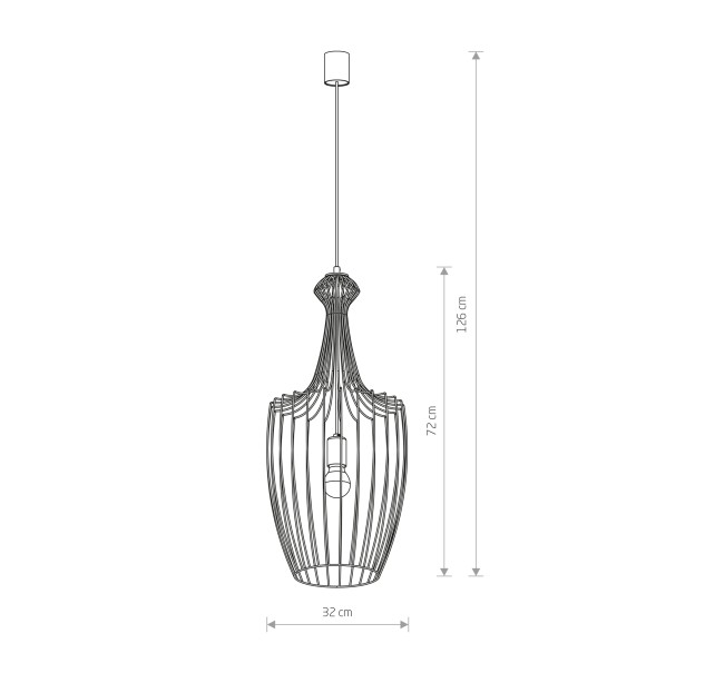 Pakabinamas šviestuvas LUKSOR L 8850 Pakabinamas šviestuvas LUKSOR L 8850