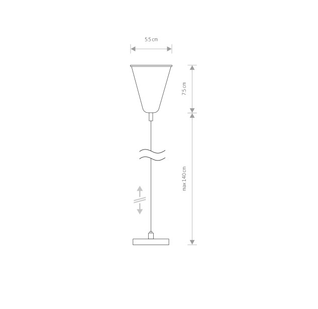 Lubinis šviestuvas PROFILE SUSPENSION KIT 9460