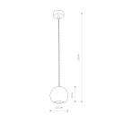 Pakabinamas šviestuvas GEOMETRIC 9696 Pakabinamas šviestuvas GEOMETRIC 9696
