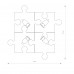 Lubinis šviestuvas PUZZLE 9728