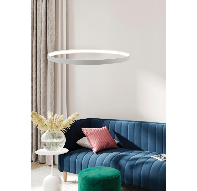 LA0716/1-WH CIRCLE LAMPA WISZĄCA FI 780MM DŁ. LINEK H2,5M LA0716/1-WH CIRCLE LAMPA WISZĄCA FI 780MM DŁ. LINEK H2,5M