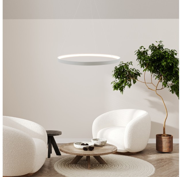 LA0717/1-WH CIRCLE LAMPA WISZĄCA FI 1100MM DŁ. LINEK H2,5M LA0717/1-WH CIRCLE LAMPA WISZĄCA FI 1100MM DŁ. LINEK H2,5M