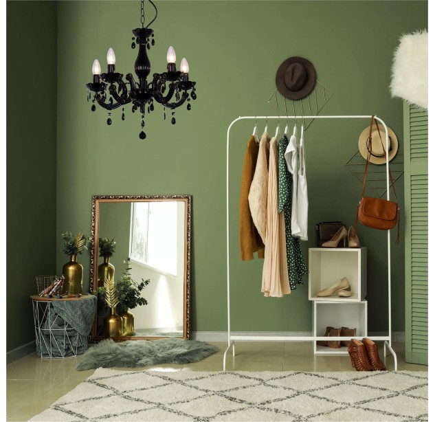 RLD94016-5B MAGNOLIA ПОДВЕСНАЯ ЛАМПА ЧЕРНАЯ/BLACK RLD94016-5B MAGNOLIA ПОДВЕСНАЯ ЛАМПА ЧЕРНАЯ/BLACK