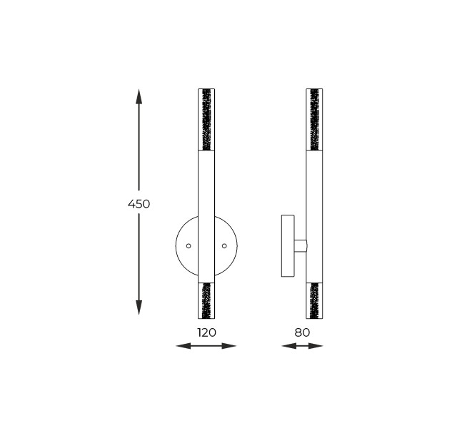 W0461-02E-F4F4 ONE KINKIET CHROME W0461-02E-F4F4 ONE KINKIET CHROME