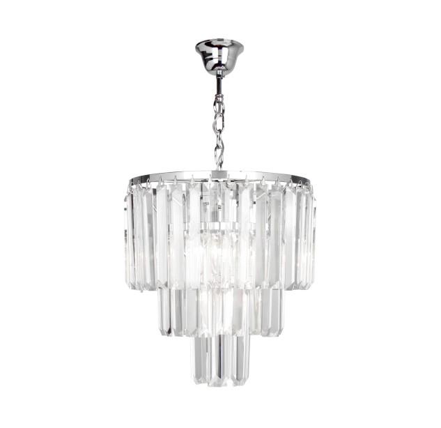 17106/3+1-CHR AMEDEO LAMPA WISZĄCA CHROM/CHROME
