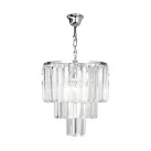 17106/3+1-CHR AMEDEO LAMPA WISZĄCA CHROM/CHROME