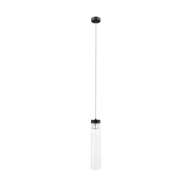 P0389-01D-P7AC GEM LAMPA WISZĄCA CZARNY MAT/MATT BLACK P0389-01D-P7AC GEM LAMPA WISZĄCA CZARNY MAT/MATT BLACK