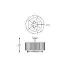 C0528-05H-F4AC SERGIO LAMPA SUFITOWA CHROME C0528-05H-F4AC SERGIO LAMPA SUFITOWA CHROME