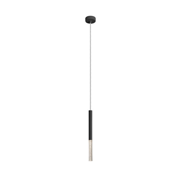 P0461-01E-P7P7 ONE LAMPA WISZĄCA CZARNA/BLACK
