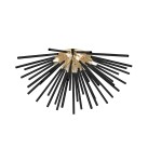 C0491-06B-F7BC URCHIN LAMPA SUFITOWA CZARNO-ZŁOTA/BLACK-GOLD C0491-06B-F7BC URCHIN LAMPA SUFITOWA CZARNO-ZŁOTA/BLACK-GOLD
