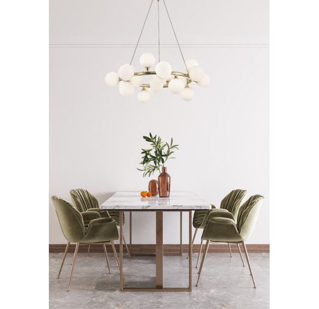 P0462-20C-F7AA BOBO LAMPA WISZĄCA ZŁOTA/GOLD