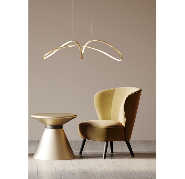 20026P-GD FERMI LAMPA WISZĄCA ZŁOTA/GOLD