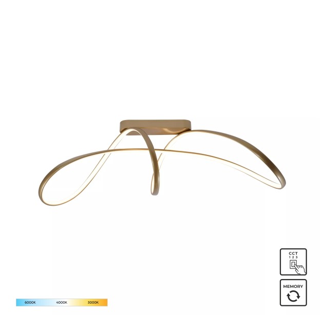20026C-GD FERMI LAMPA SUFITOWA ZŁOTA/GOLD 20026C-GD FERMI LAMPA SUFITOWA ZŁOTA/GOLD