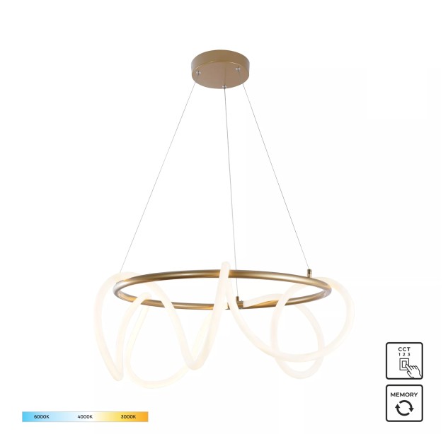 20006PL-GD BALBO HANGING LAMP GOLD 20006PL-GD BALBO HANGING LAMP GOLD