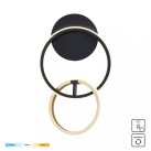 20002W-GD RANDO KINKIET CZARNO-ZŁOTY/BLACK-GOLD 20002W-GD RANDO KINKIET CZARNO-ZŁOTY/BLACK-GOLD