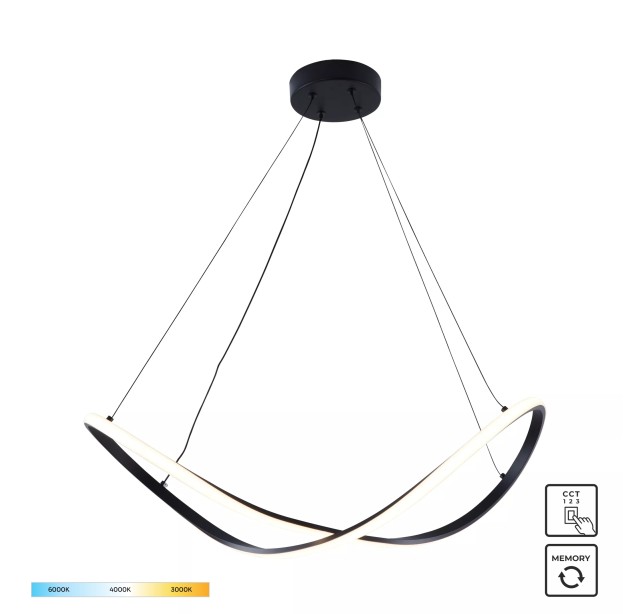 19600P-BK ERDA LAMPA WISZĄCA CZARNA/BLACK 19600P-BK ERDA LAMPA WISZĄCA CZARNA/BLACK