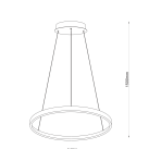 2023201-GD80 BRENO LAMPA WISZĄCA ZŁOTA/GOLD