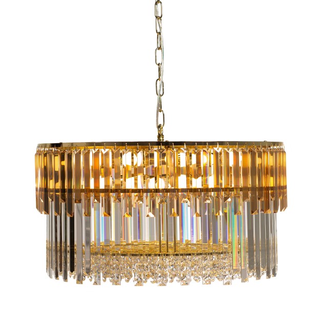 19101/16 CAMILLE LAMPA WISZĄCA ZŁOTA/GOLD