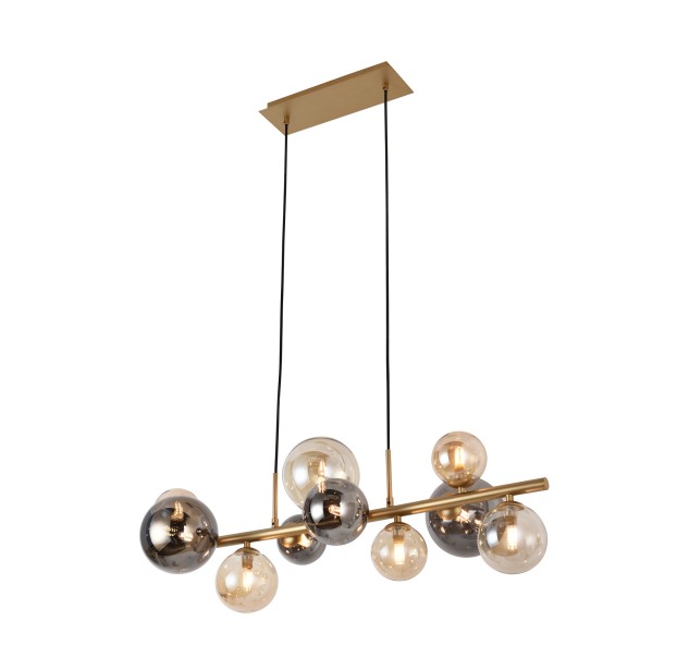 MD5918-10-EGN VILLA LAMPA WISZĄCA ZŁOTA/GOLD MD5918-10-EGN VILLA LAMPA WISZĄCA ZŁOTA/GOLD