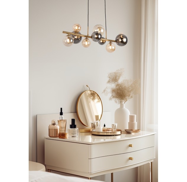 MD5918-10-EGN VILLA LAMPA WISZĄCA ZŁOTA/GOLD MD5918-10-EGN VILLA LAMPA WISZĄCA ZŁOTA/GOLD
