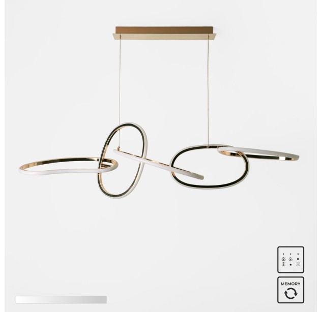 MD7361-5A-EGT CHOLET LAMPA WISZĄCA ZŁOTA/GOLD