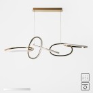 MD7361-5A-EGT CHOLET LAMPA WISZĄCA ZŁOTA/GOLD