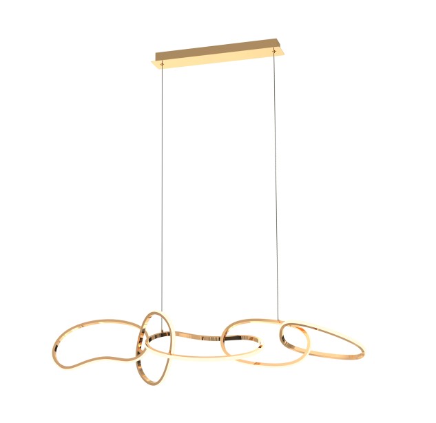 MD7361-5A-EGT CHOLET LAMPA WISZĄCA ZŁOTA/GOLD