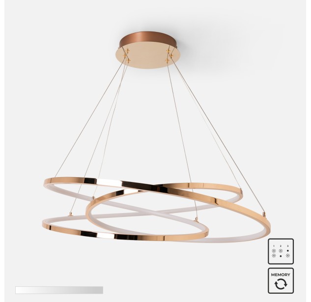 MD7360-1A-3GT CHOLET LAMPA WISZĄCA ZŁOTA/GOLD