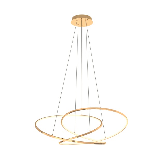 MD7360-1A-3GT CHOLET LAMPA WISZĄCA ZŁOTA/GOLD