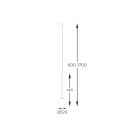 Pakabinamas šviestuvas ARCTURUS 4W P0574-01F-SDFZ