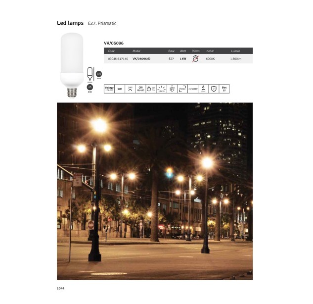 LED lemputė „Prismatic“ 15 W E27 6000 K 03045-617140 LED lemputė „Prismatic“ 15 W E27 6000 K 03045-617140
