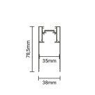 Magnetinis bėgelis S35 1m 5350