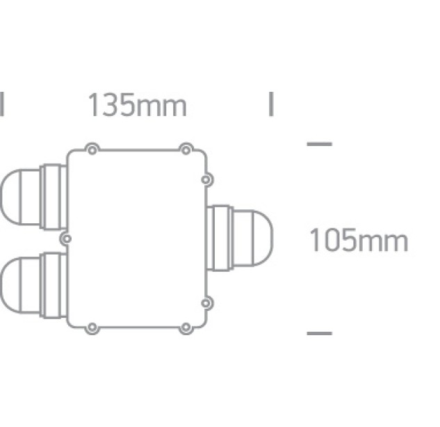 Šviestuvų priedas IP67 0800A