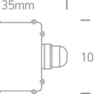 Šviestuvų priedas IP67 0800A