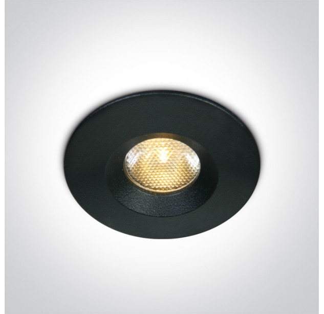 Įleidžiamas LED šviestuvas 3W 3000K IP65 10103M/B/W