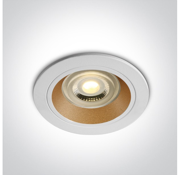 Įleidžiamas šviestuvas 10W GU10 10105ALG/W/BS