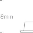 Įleidžiamas šviestuvas 10W GU10 10105D2/W