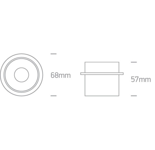 Įleidžiamas šviestuvas 10W GU10 10105D9/B/GL