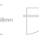 Įleidžiamas šviestuvas 10W GU10 10105E1/W/B