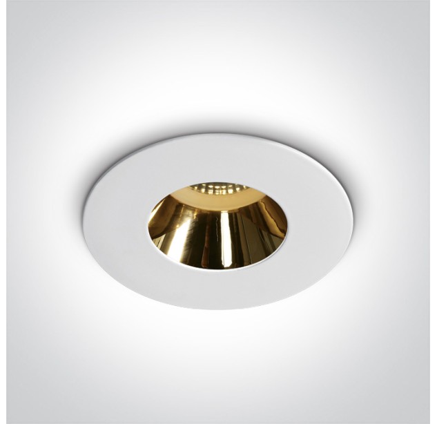 Įleidžiamas šviestuvas 10W GU10 10105MD/W/GL Įleidžiamas šviestuvas 10W GU10 10105MD/W/GL