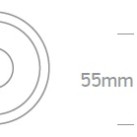 Įleidžiamas šviestuvas 10W GU10 10105TG/B Įleidžiamas šviestuvas 10W GU10 10105TG/B
