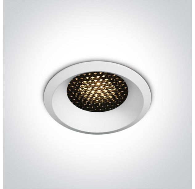 Įleidžiamas LED šviestuvas 6,5W CCT 10106DH/W/V