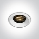 Įleidžiamas LED šviestuvas 6,5W CCT 10106DH/W/V