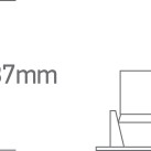 Įleidžiamas LED šviestuvas 6W 4000K IP65 10106P/W/C Įleidžiamas LED šviestuvas 6W 4000K IP65 10106P/W/C