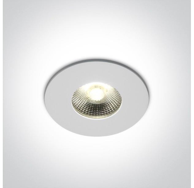 Įleidžiamas LED šviestuvas 6W 3000K IP65 10106PF/W