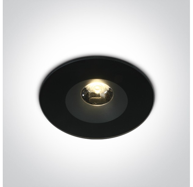 Įleidžiamas LED šviestuvas 6W 3000K IP65 10106V/B/W
