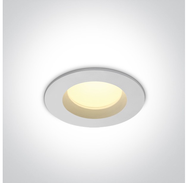 Įleidžiamas LED šviestuvas 7W 3000K IP54 10107B/W/W