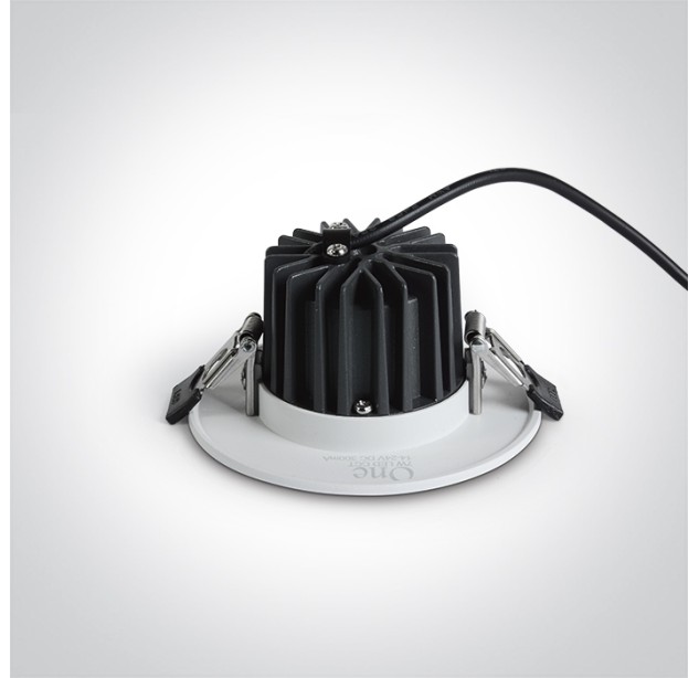 Įleidžiamas LED šviestuvas 7W CCT 10107CA/W/V